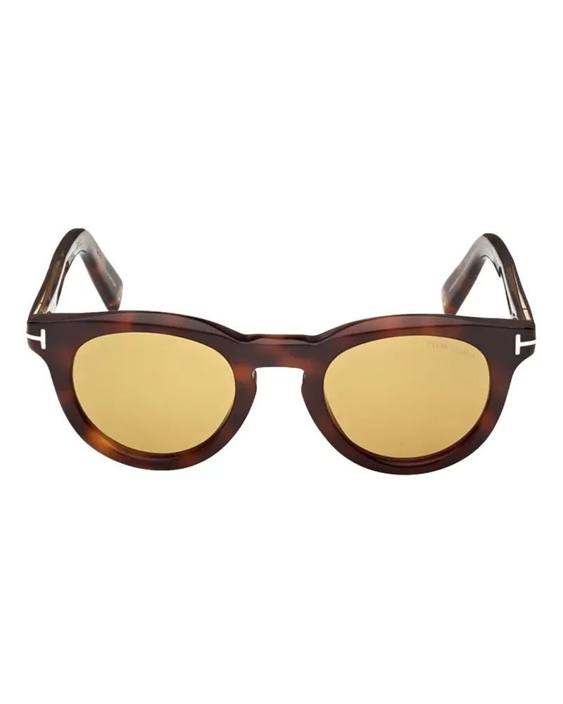 Tom Ford Runde Icon Sonnenbrille - Braun Braun