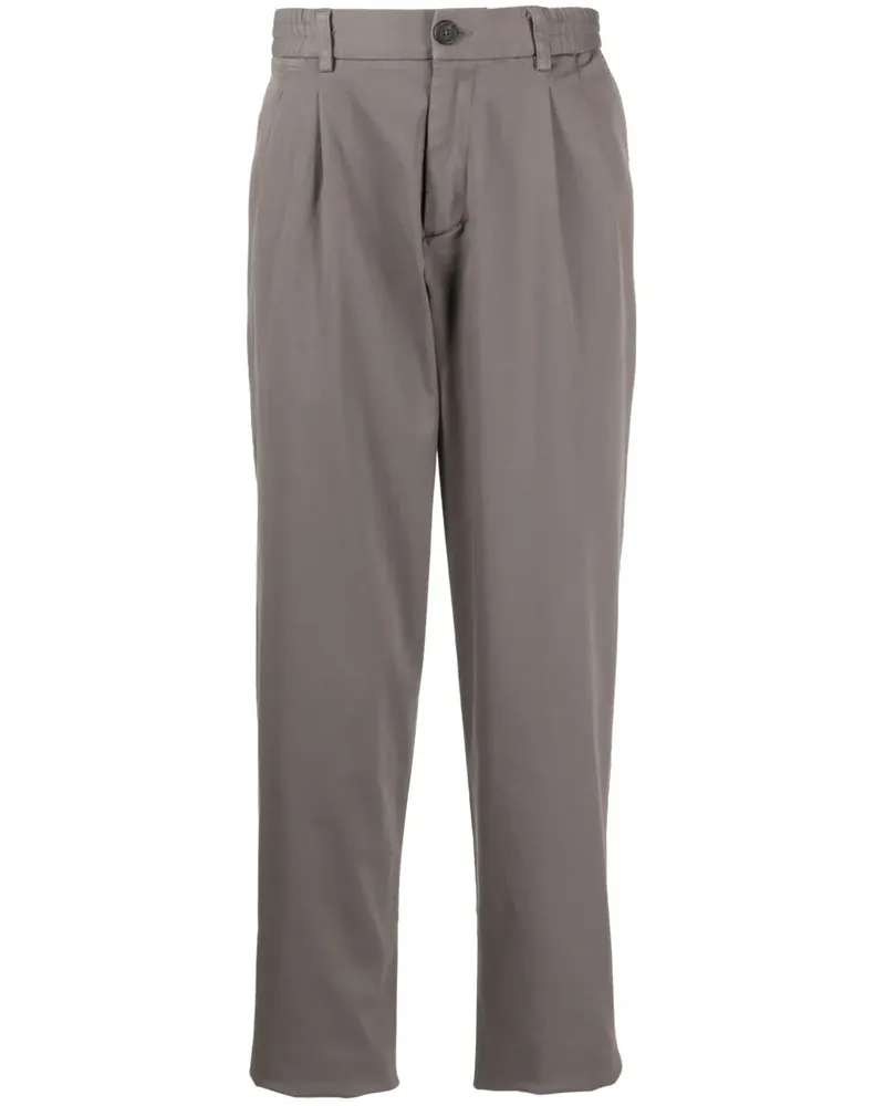 Cruciani Straight-Leg-Hose mit Falten - Braun Braun