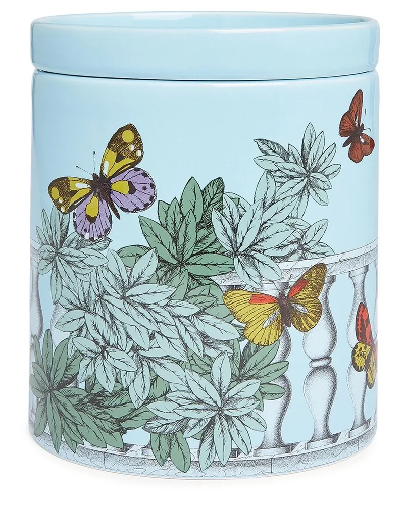 Fornasetti Nel Mentre Duftkerze 1 kg Blau