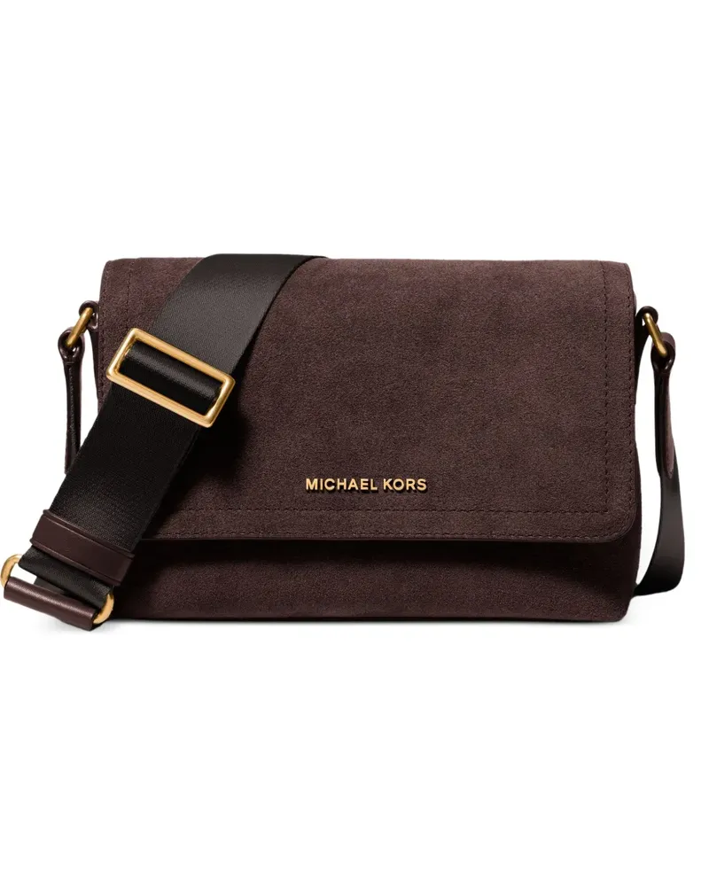Michael Kors Hudson Kuriertasche aus Wildleder - Braun Braun