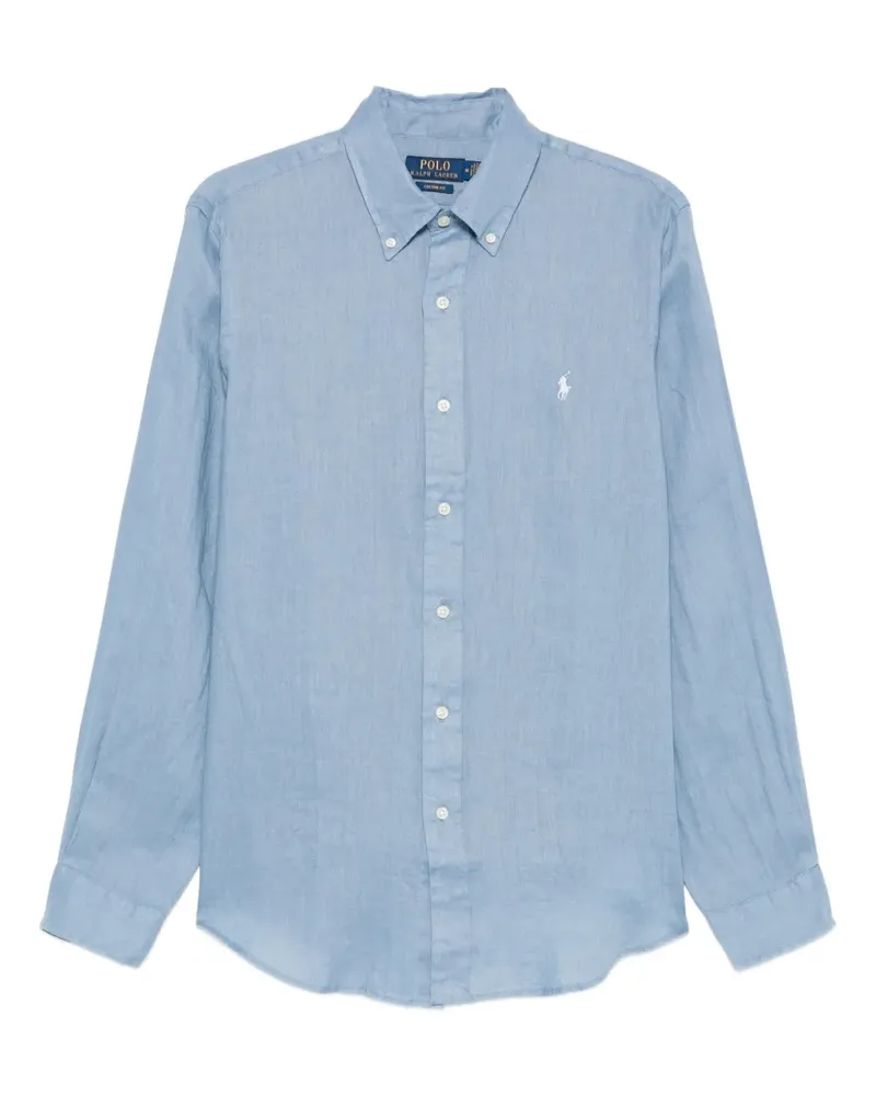 Ralph Lauren Langärmeliges Hemd aus Leinen - Blau Blau