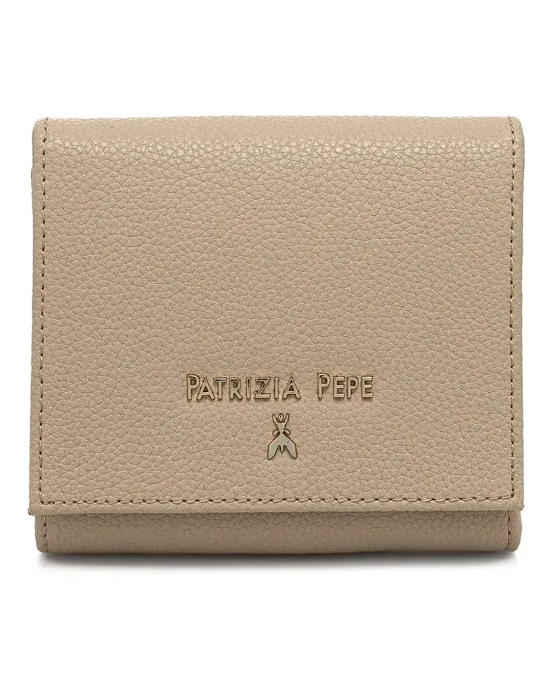 Patrizia Pepe Portemonnaie mit Logo - Nude Nude