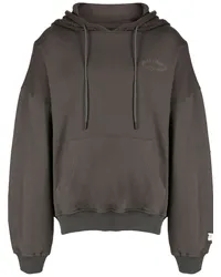 Mostly Heard Rarely Seen Hoodie mit Zopfmuster Grau