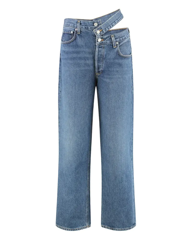 AGOLDE Jeans mit Cut-Outs - Blau Blau