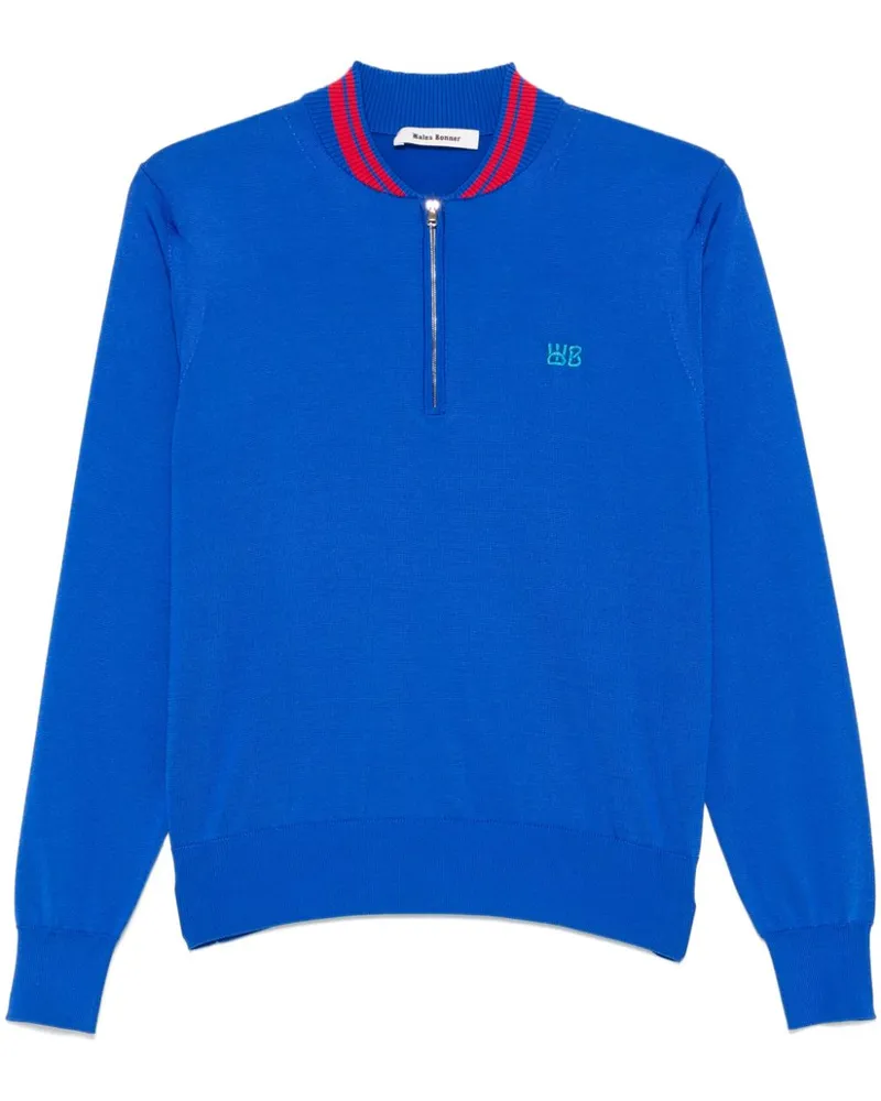 Wales Bonner Day Oberteil - Blau Blau