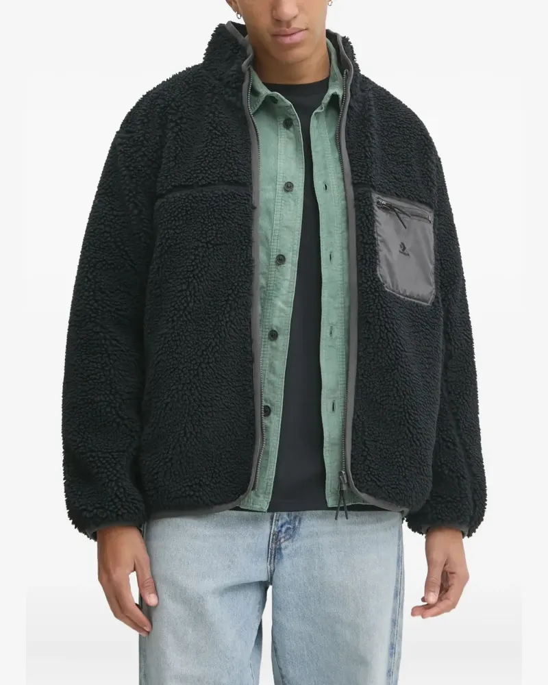 Converse zip-up jacket - Schwarz Schwarz