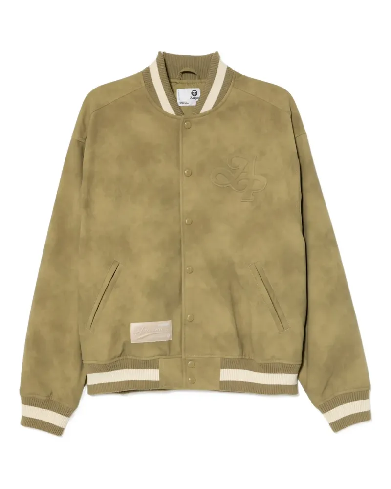BAPE Bomberjacke mit Logo-Stickerei - Grün Grün