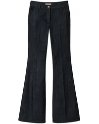 Twin-Set Jeans mit Falten Blau