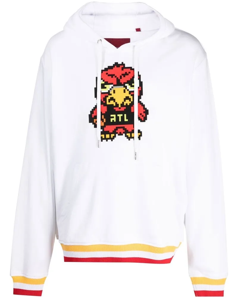 Mostly Heard Rarely Seen Hoodie mit "Atlanta"-Print - Weiß Weiß