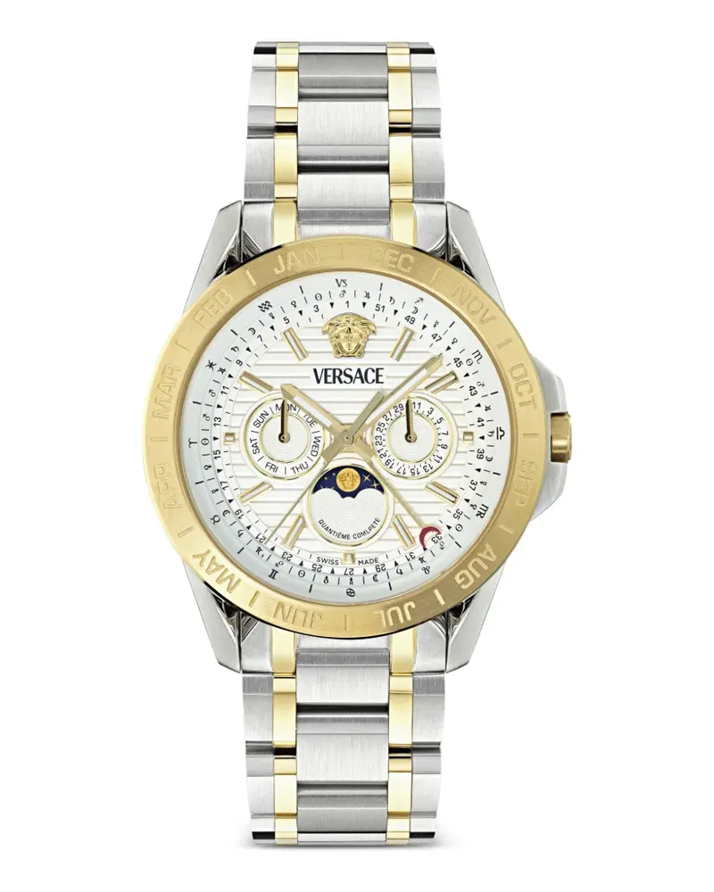 Versace V-Galaxy Moonphase 43mm watch - Weiß Weiß