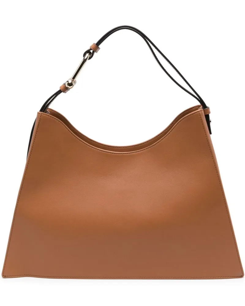 Furla Nuvola Schultertasche - Braun Braun