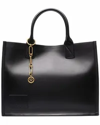 Sandro Handtasche mit Zierkette Schwarz