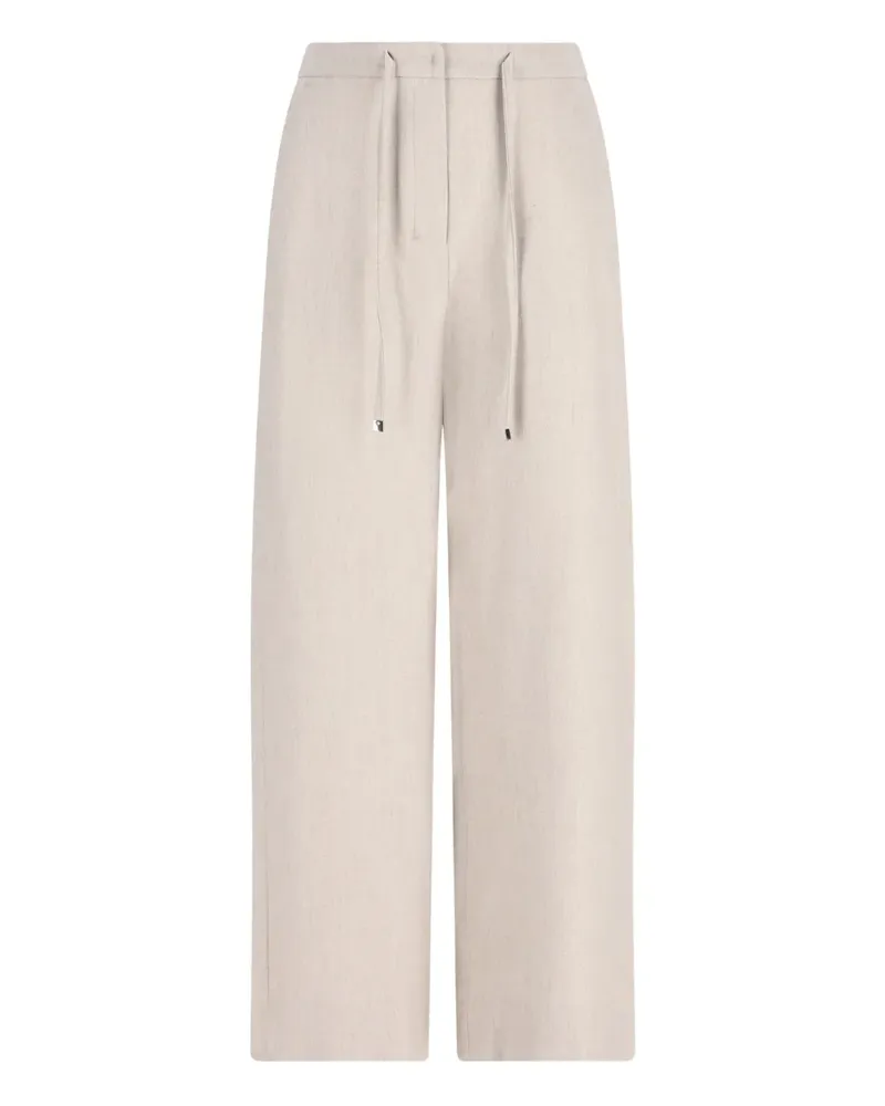 Max Mara Hose mit Kordelzug - Nude Nude