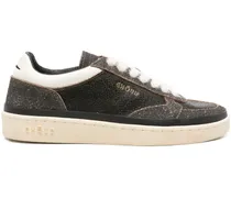 Pads Sneakers mit Riss-Effekt - Schwarz