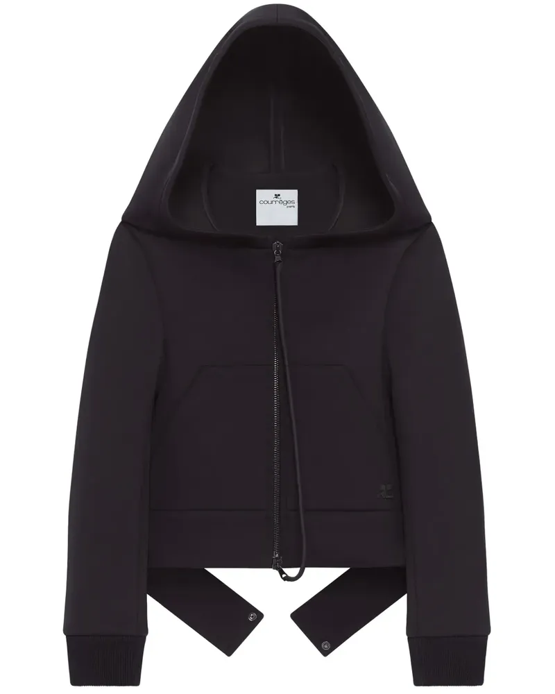 Courrèges Cocoon Jacke - Schwarz Schwarz