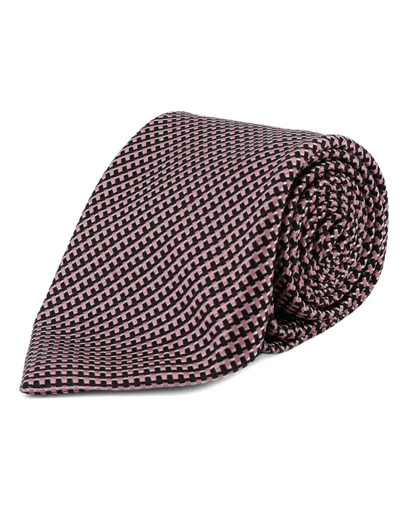 Tom Ford Gemusterte Krawatte - Rosa Rosa