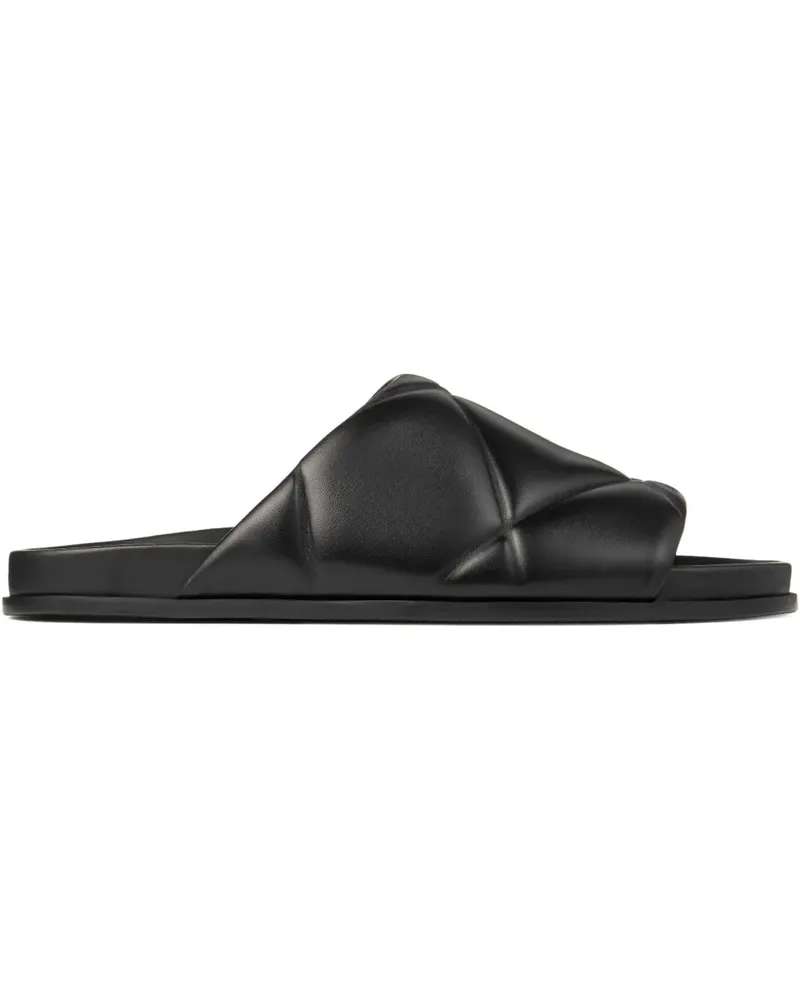Jimmy Choo Gesteppte Sandalen - Schwarz Schwarz