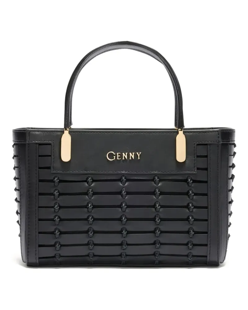 Genny Shopper mit Logo - Schwarz Schwarz