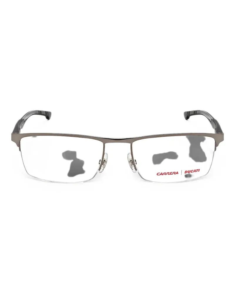 Carrera Brille mit eckigem Gestell - Grau Grau