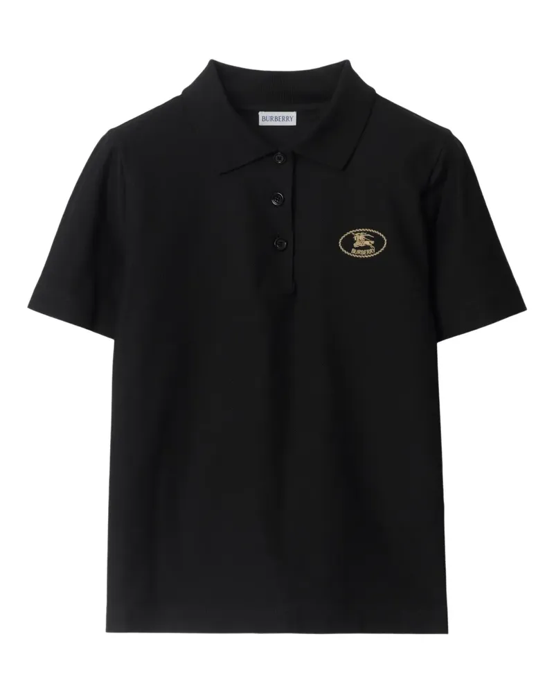 Burberry Klassisches Poloshirt - Schwarz Schwarz