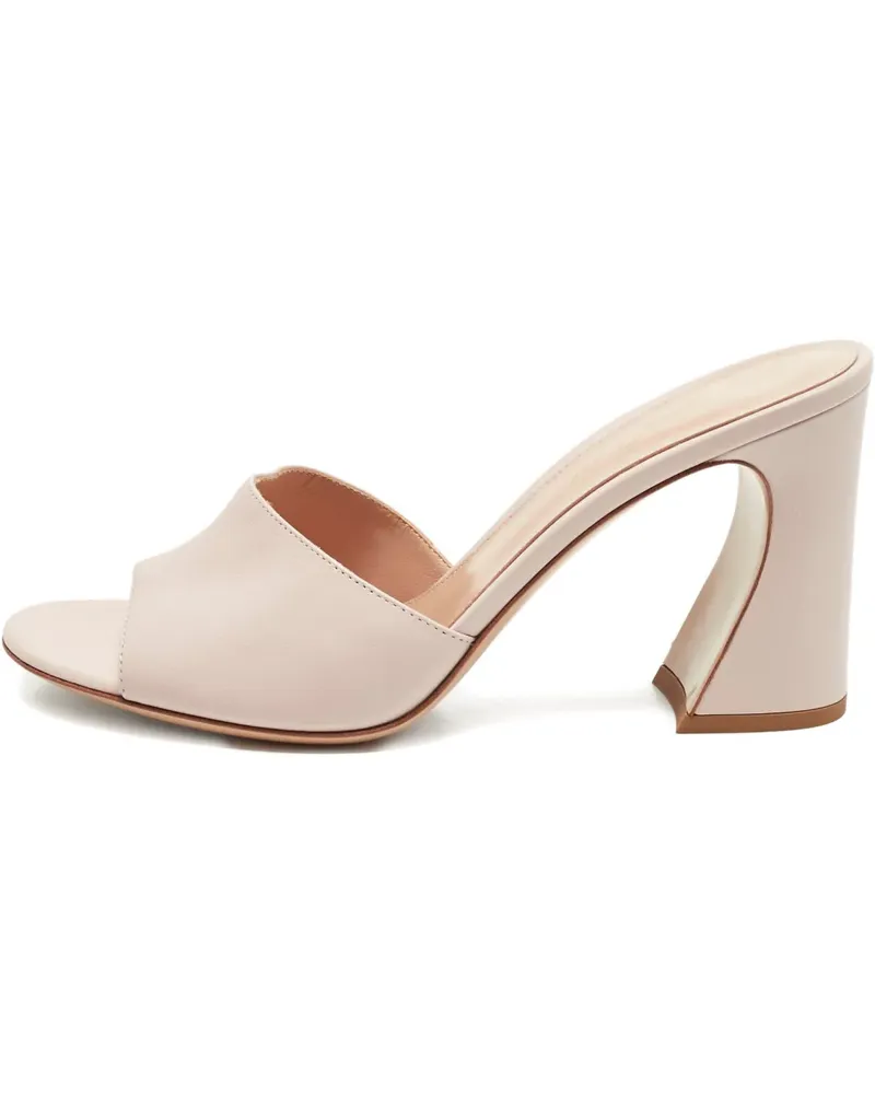 Gianvito Rossi Sandalen mit gebogenem Absatz - Rosa Rosa