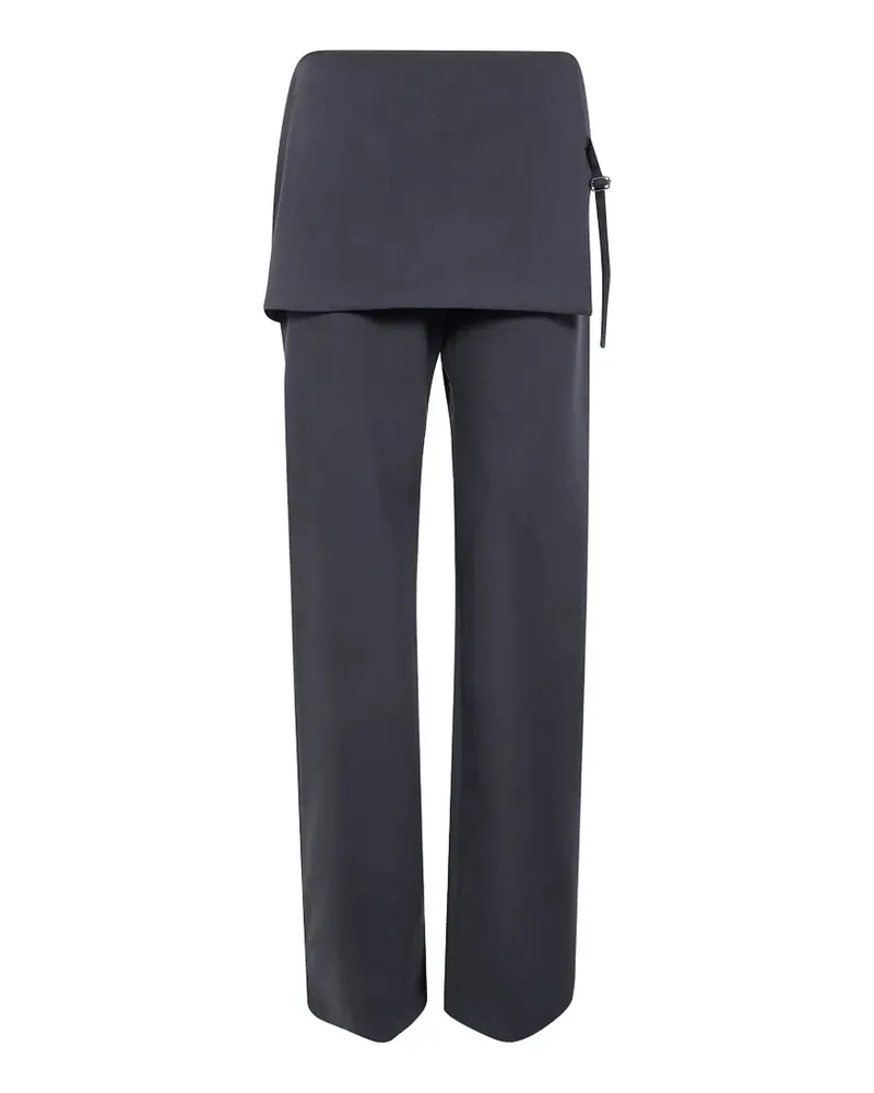 Paloma Wool Archive Straight-Leg-Hose im Layering-Look - Grau Grau