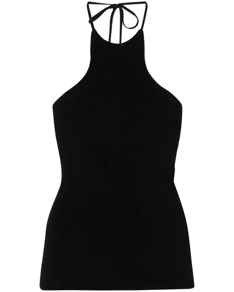 Isabel Marant Geripptes Oracy Tanktop - Schwarz Schwarz