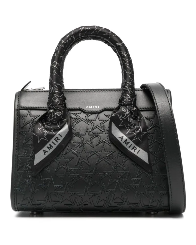 Amiri Micro Stars Triangle Umhängetasche - Schwarz Schwarz