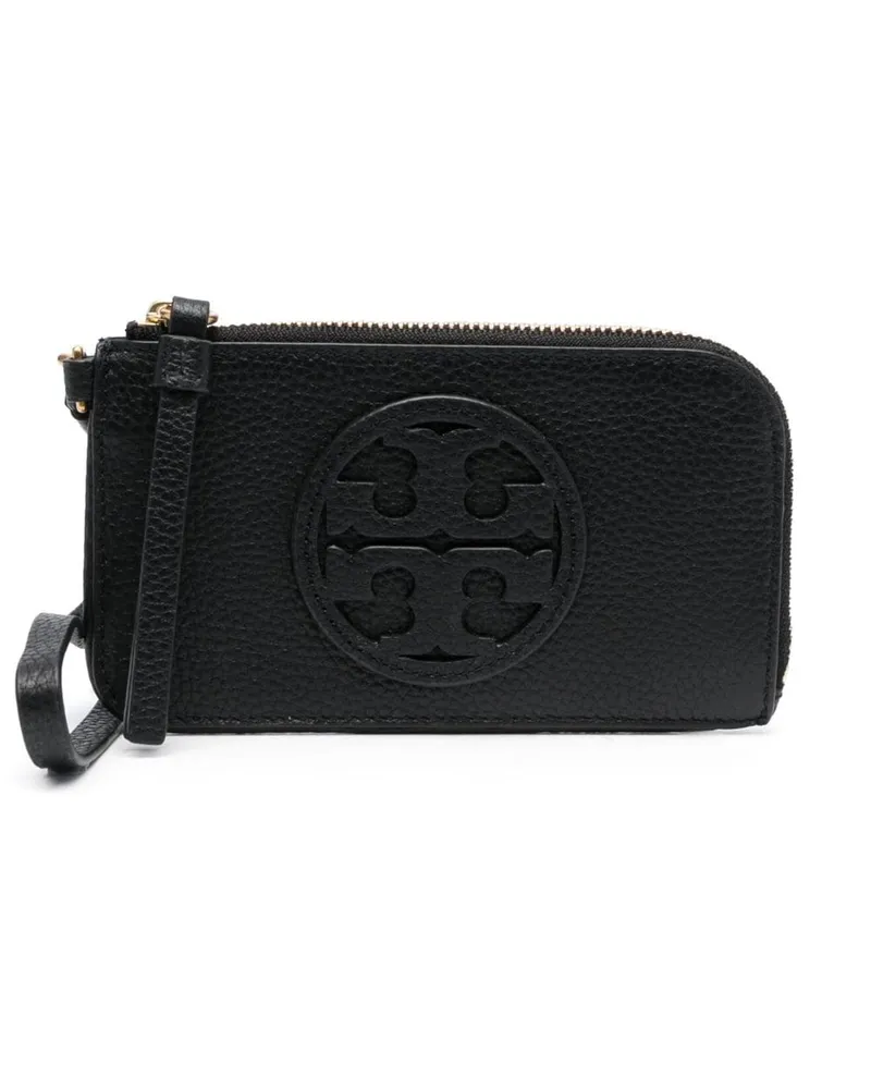 Tory Burch Miller Kartenetui mit Logo - Schwarz Schwarz