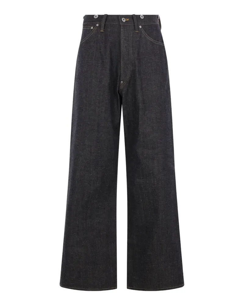 Taiga Takahashi Lot 704 wide-leg jeans - Blau Blau