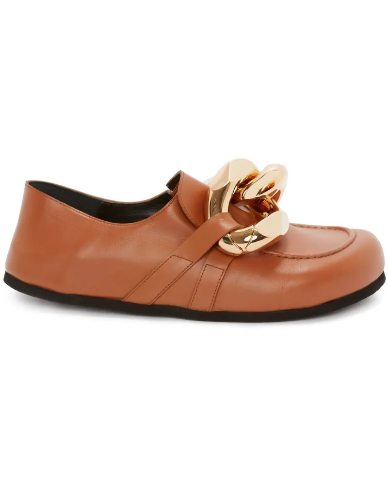 J.W.Anderson Loafer mit Zierkette - Braun Braun