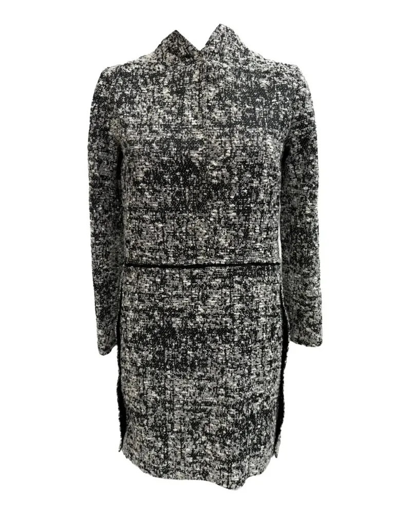 Proenza Schouler tweed long-sleeve dress - Schwarz Schwarz
