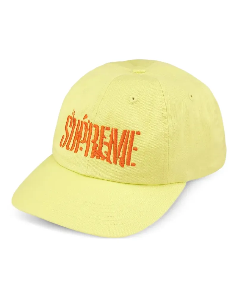 Supreme Being Splatter 6-Panel Baseballkappe - Gelb Gelb