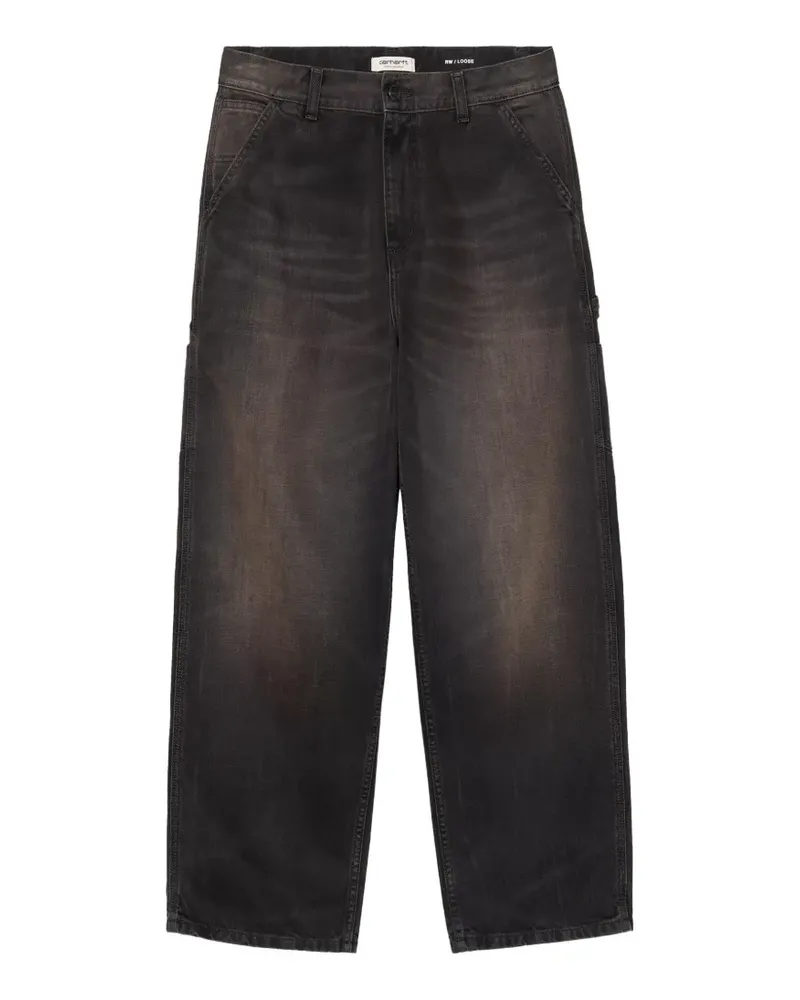 Carhartt WIP Brandon Single Knee Hose - Schwarz Schwarz