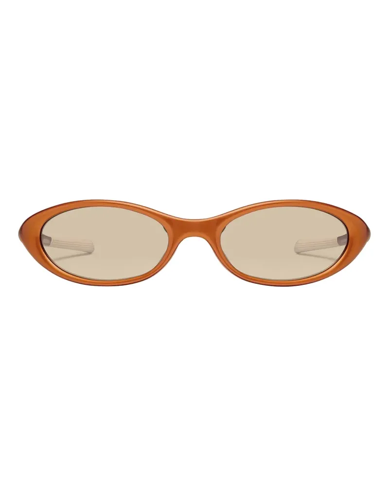 Gentle Monster Velo OR4 oval-frame sunglasses - Orange Orange