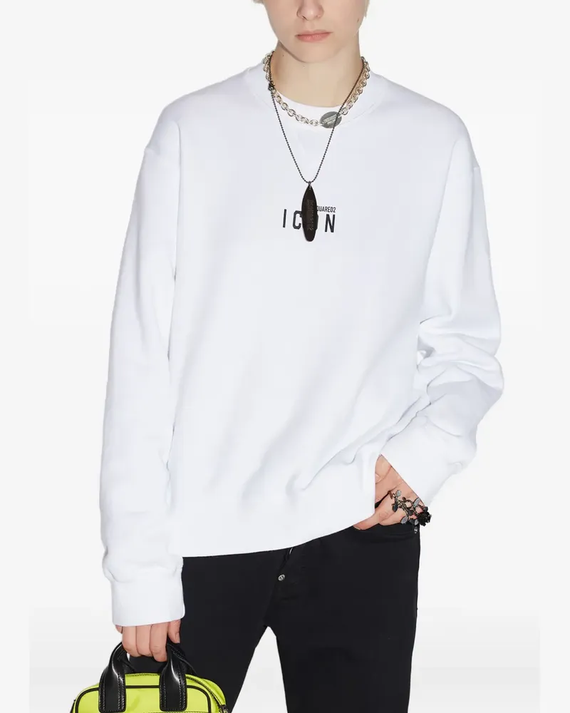 Dsquared2 Sweatshirt mit Logo - Weiß Weiß
