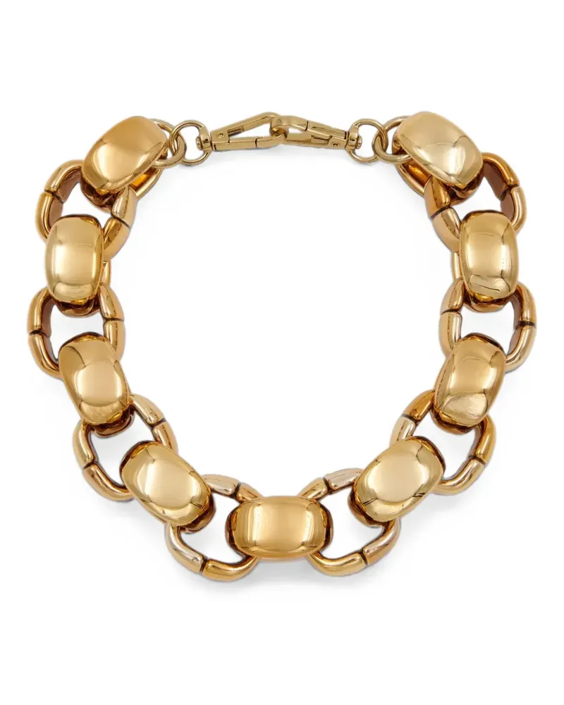 Essentiel Kurve Halskette mit dicker Kette - Gold Gold