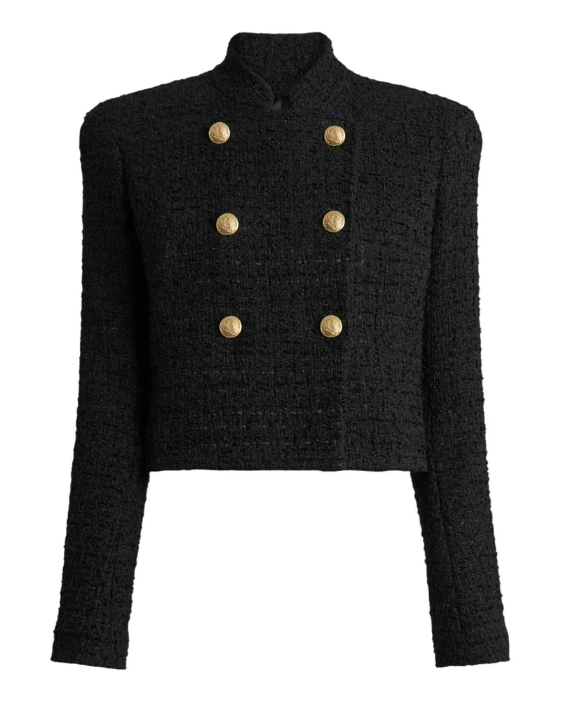 Balmain Tweed-Jacke - Schwarz Schwarz