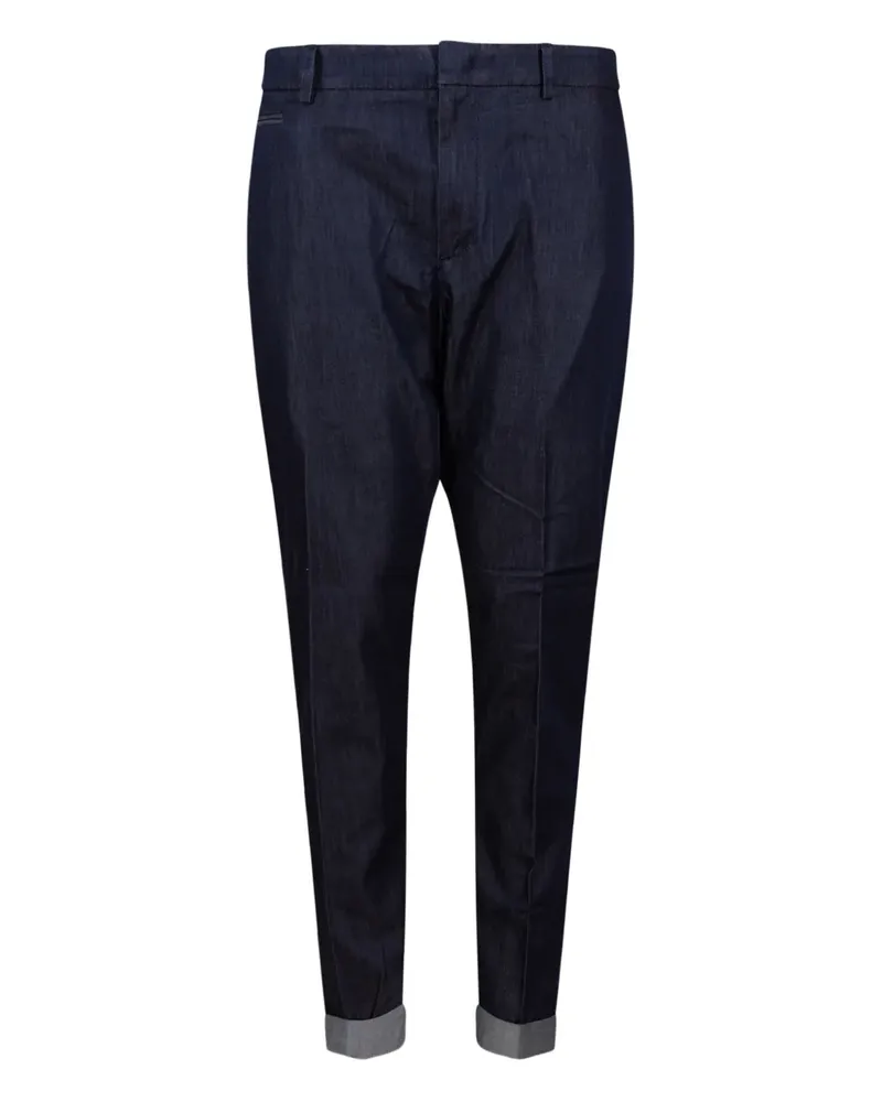 Dondup Hose mit dunkler Waschung - Blau Blau