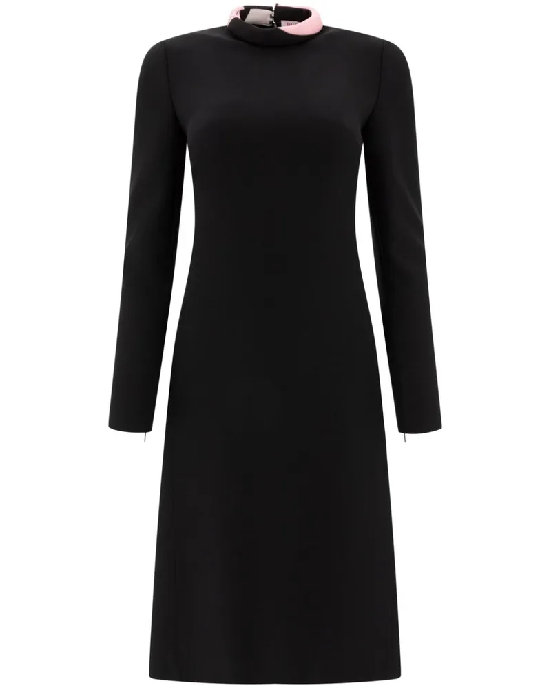 Emilio Pucci Langärmeliges Kleid - Schwarz Schwarz