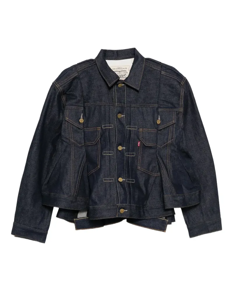 Sacai x Levis Jeansjacke - Blau Blau