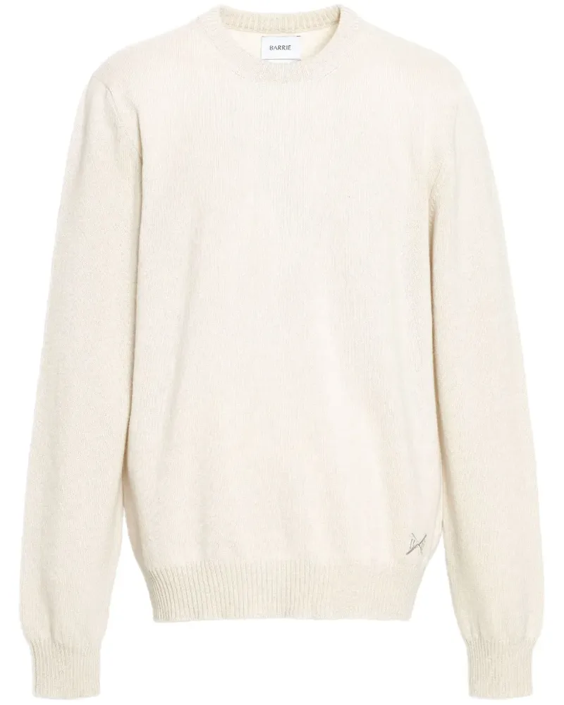 Barrie Pullover mit B-Label - Weiß Weiß