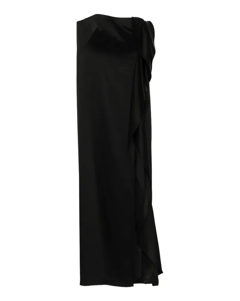 Amsale Cascade maxi dress - Schwarz Schwarz