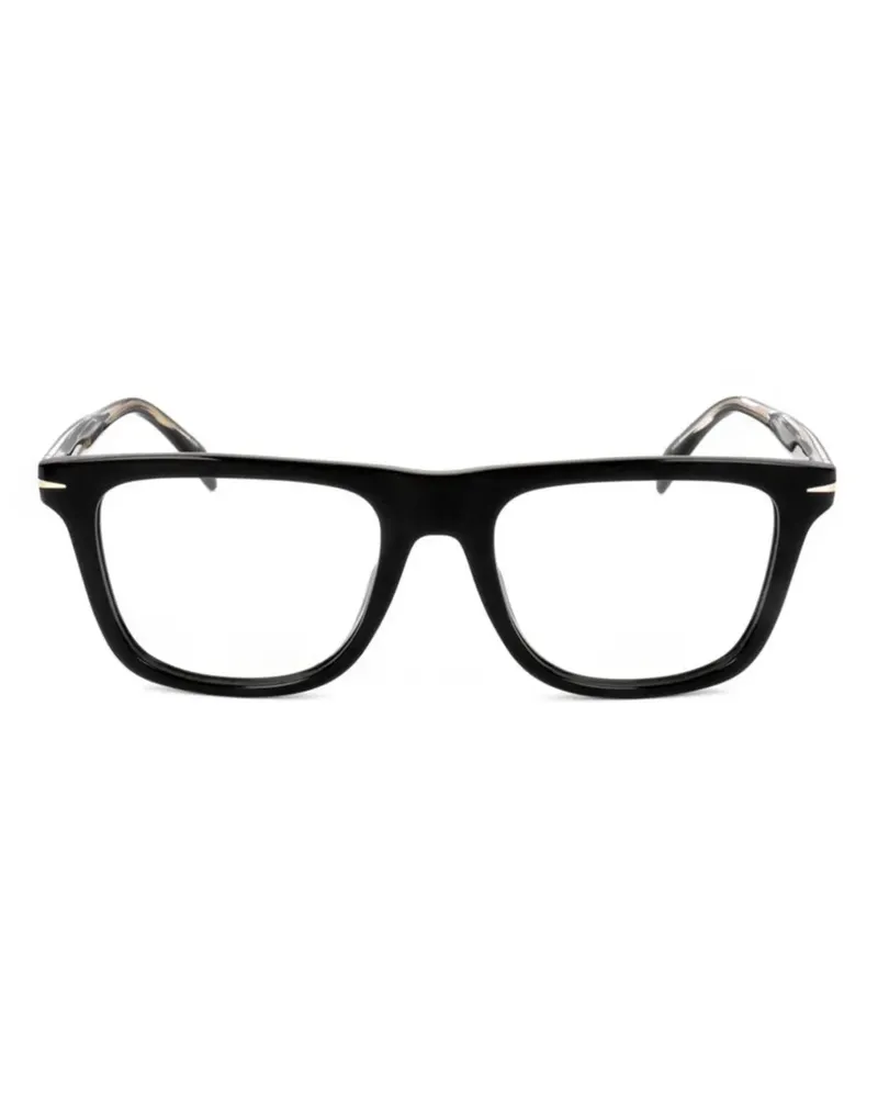 EYEWEAR by DAVID BECKHAM Brille mit eckigem Gestell - Schwarz Schwarz