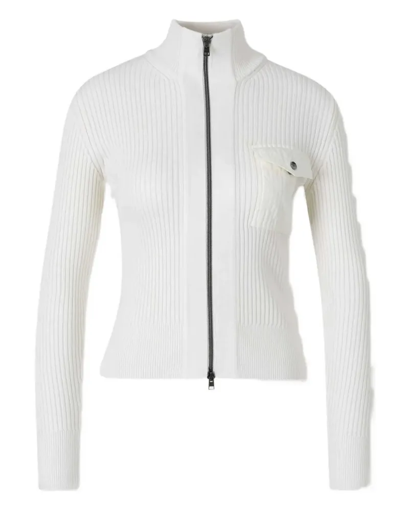 Herno ribbed-knit cardigan - Weiß Weiß