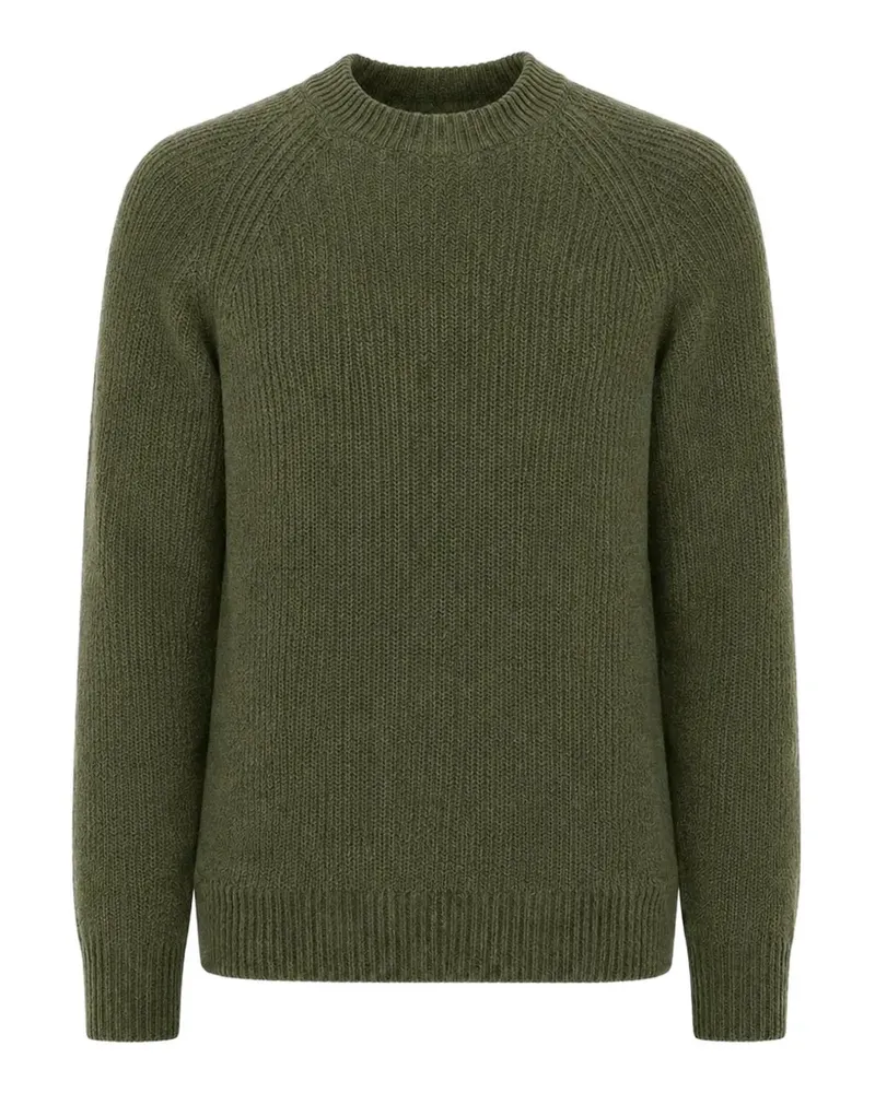 Laneus Gerippter Strickpullover - Grün Grün