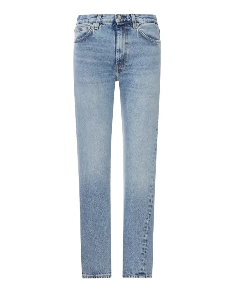 Totême logo-patch jeans - Blau Blau