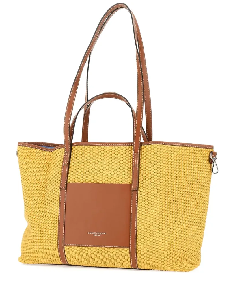 Gianni Chiarini Superlight Schultertasche - Gelb Gelb