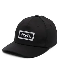 Versace logo-embroidered baseball cap Schwarz