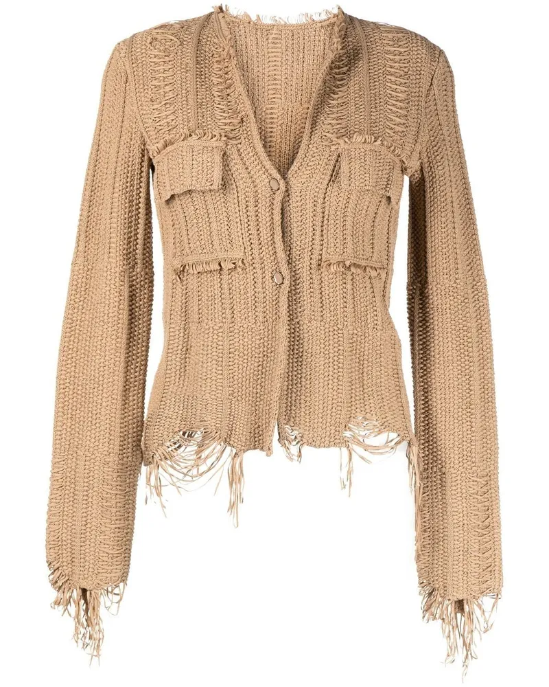 JNBY Cropped-Cardigan mit Knöpfen - Braun Braun